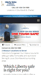 Mobile Screenshot of libertysafesofmissouri.com