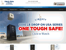 Tablet Screenshot of libertysafesofmissouri.com